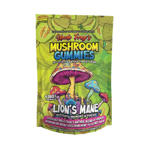 Lion's Mane Mushroom Gummies Infused Hemp